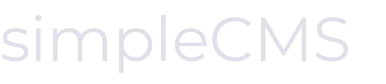 simpleCMS