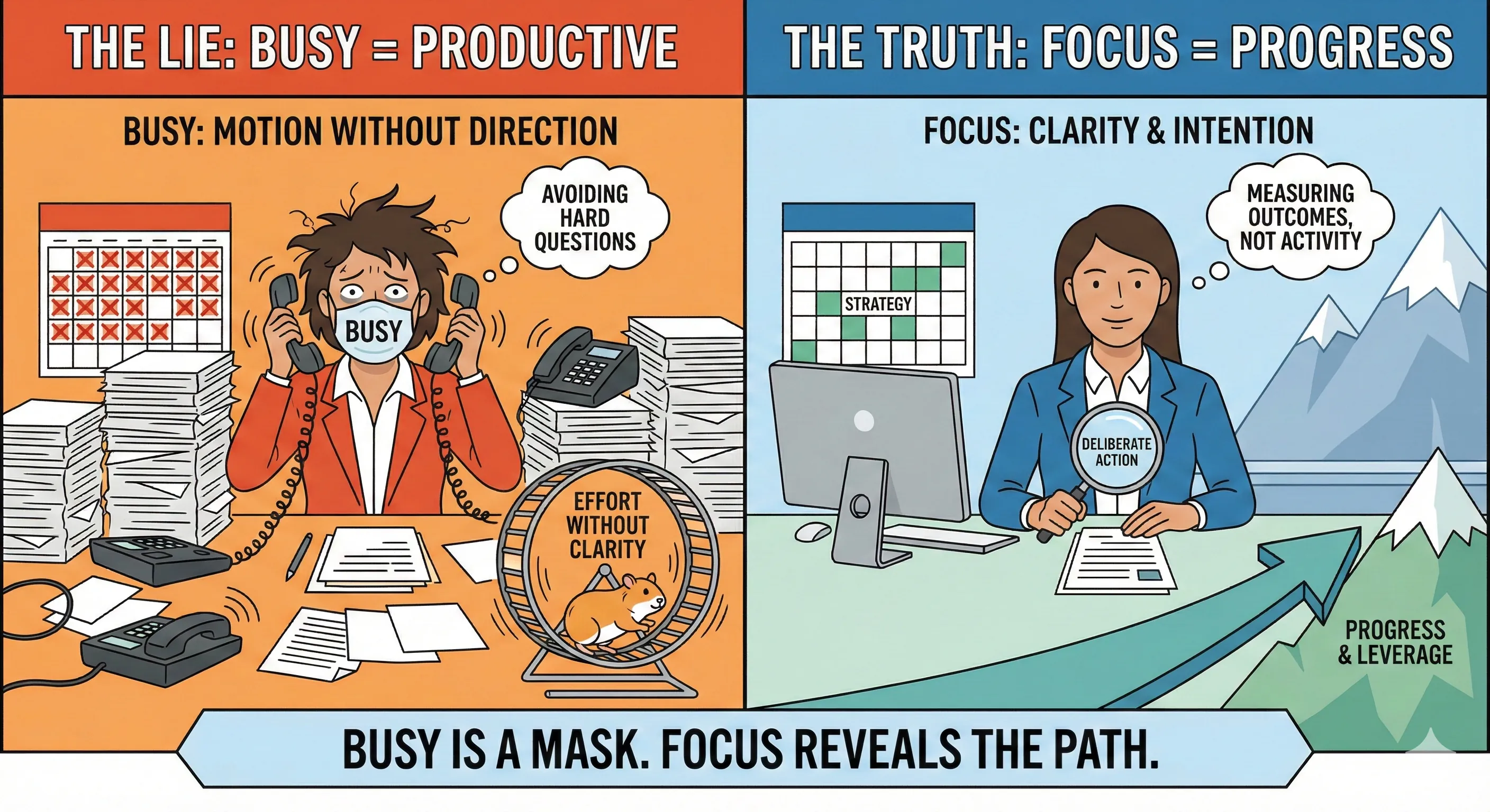 Busy Is a Lie We Tell Ourselves