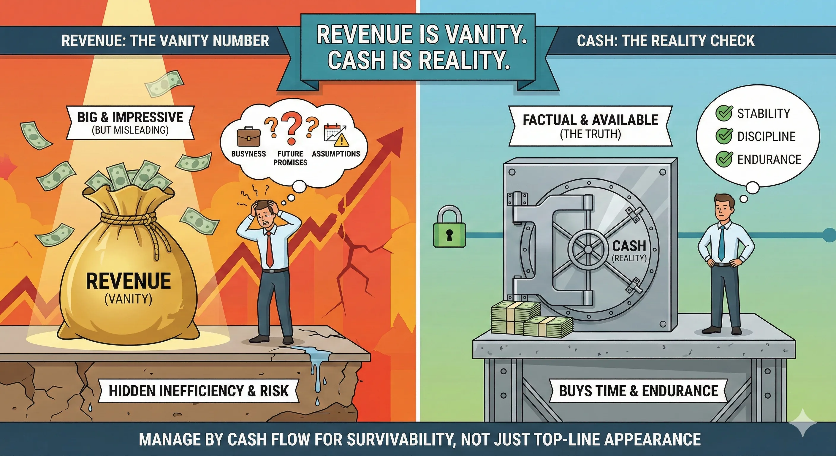 Revenue Is Vanity. Cash Is Reality.