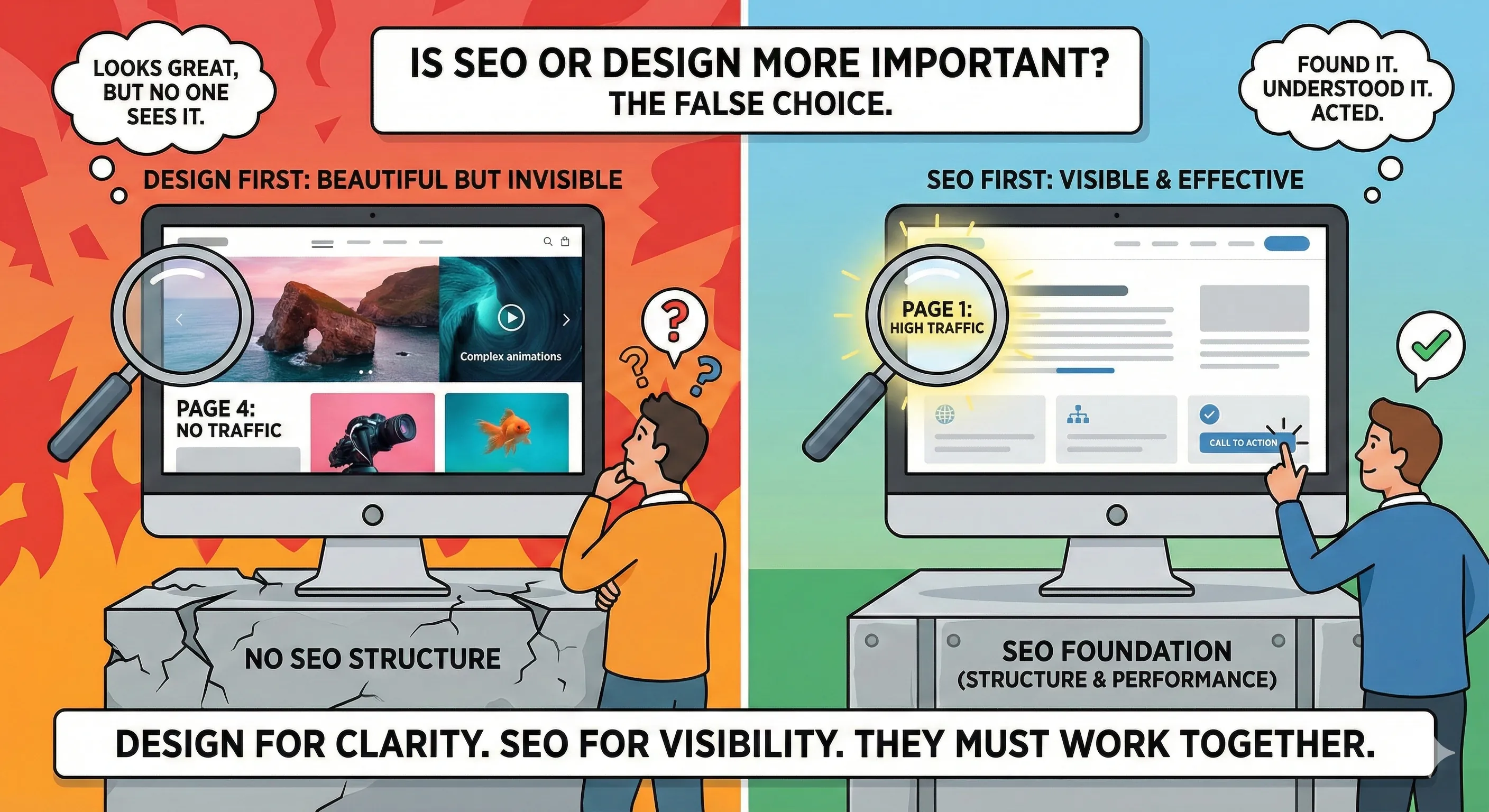 Is SEO or Website Design More Important for Small Businesses?