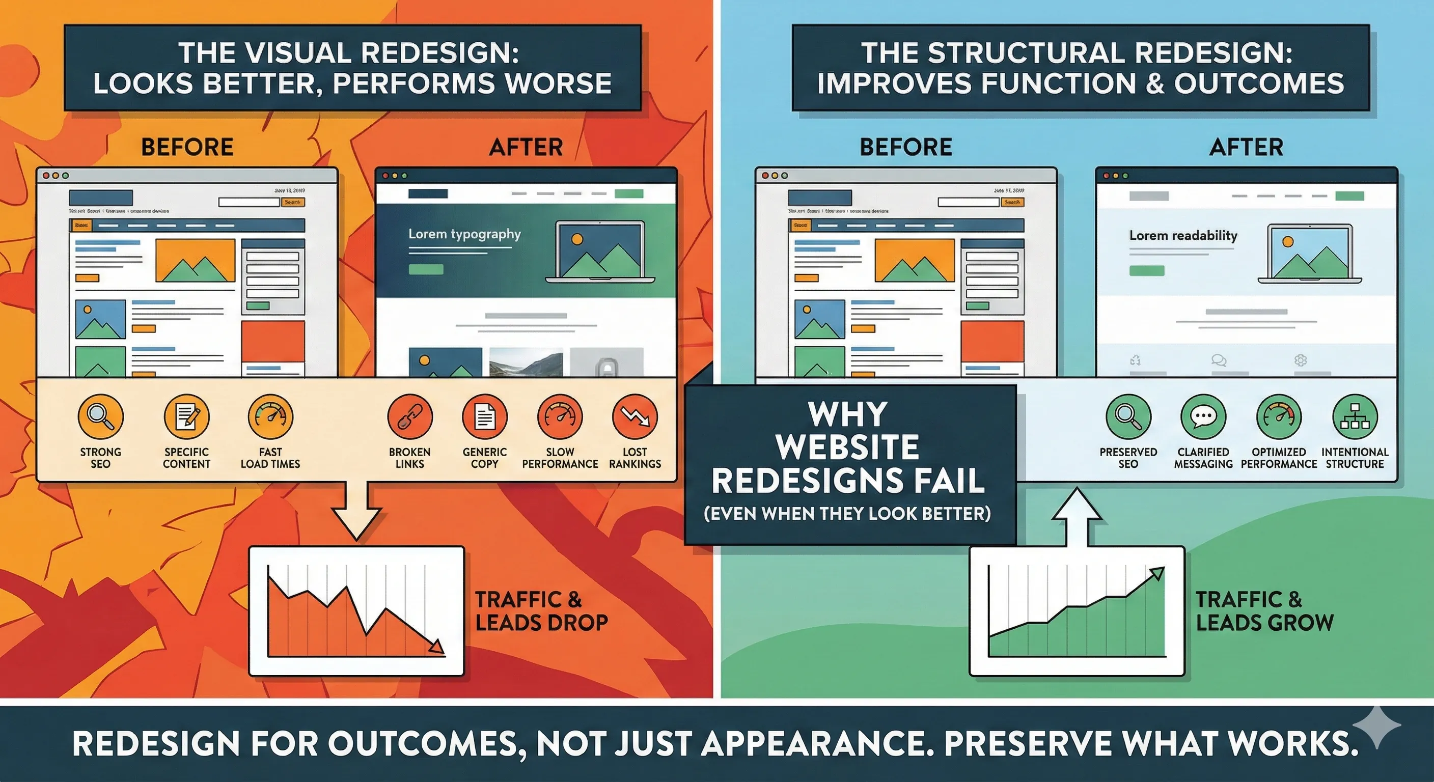 Why Website Redesigns Fail (Even When They Look Better)